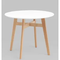 Обеденный стол Stool Group Target Circle 90x90 / Z-220 (белый)