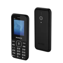 Кнопочный телефон Maxvi C27 (черный)