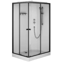 Душевая кабина AM.PM X-Joy 120x90 / W94C-403-12090BT (черный матовый/прозрачное стекло)