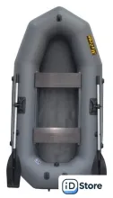 Гребная лодка Муссон R-240 (серый)
