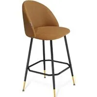 Стул Sheffilton SHT-ST35/S131 (горчичный/черный муар/золото)