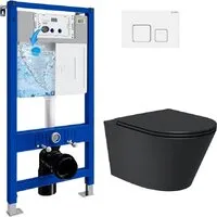 Унитаз подвесной Lauter Longer 2110822B 21901002 (кнопка 219702F, белый)