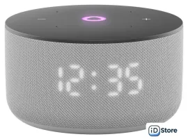 Умная колонка Яндекс Станция Мини 3 с часами (серый)