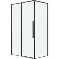 Душевой уголок Grossman Galaxy 100x90x195 120.K33.01.1090.21.00 (черный матовый/прозрачное стекло)