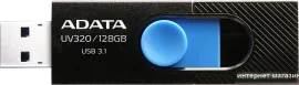 USB Flash A-Data UV320 128GB (черный/голубой)