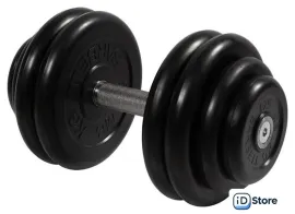 Гантель MB Barbell Профи 28.5 кг (вращающаяся ручка)