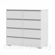 Комод Хелен КМ-04 (8 ящиков) - Белый (1м)