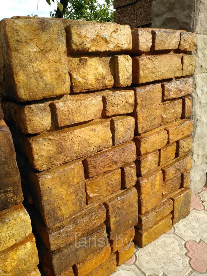 Блок столба Камни 39х39 см