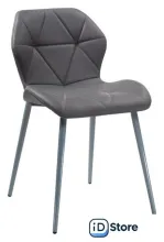 Стул Woodville Вальд 464192 (экокожа серый/серый глянец)