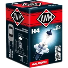 Лампа галогенная AWM H4 12V 60/55 W (P43T)