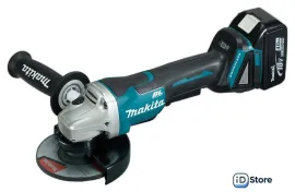 Угловая шлифмашина Makita DGA508RME (с 2-мя АКБ, кейс)