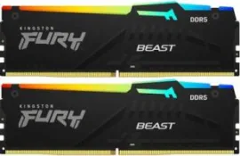 Оперативная память Kingston FURY Beast RGB 2x32ГБ DDR5 6000 МГц KF560C36BBEAK2-64