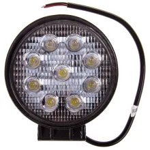 Фара светодиодная OFF ROAD 113113(128)25мм круглая 12V/24V 27W 6000K SKYWAY 9 диодов Ближний свет