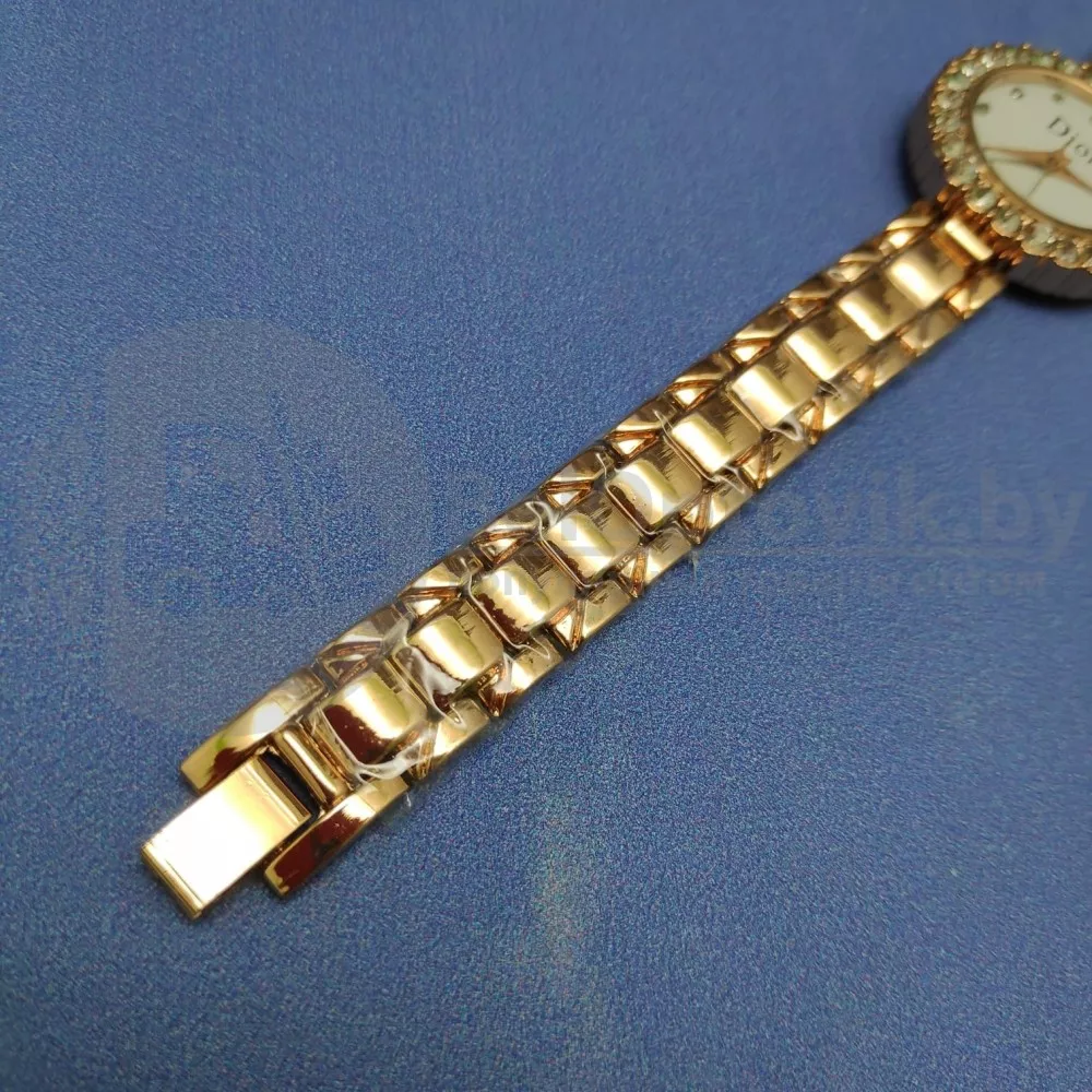 Подарочный комплект Dior (Часы, кулон, браслет) Золото ОПТОМ