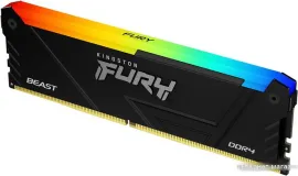 Оперативная память Kingston FURY Beast RGB 16ГБ DDR4 3200 МГц KF432C16BB2A/16