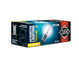 Лампа накаливания AWM P21W 24V 21W (BA15S)