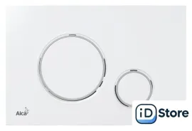 Панель смыва Alcaplast M770 (белый/хром глянцевый)