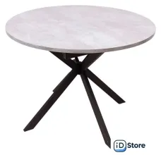 Кухонный стол Leset Капри (цемент/черный)