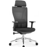 Офисное кресло SitUp Defender chrome (сетка black/black)