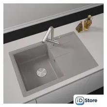 Кухонная мойка ZorG Rock 78 Premium alumetallic