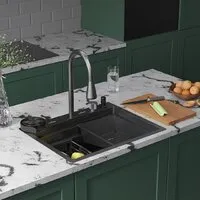 Кухонная мойка Roxen Stage Plus 560250-60B многофункциональная 8 в 1 (6048/графит)