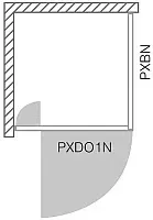 Душевая стенка Roltechnik Proxima Line PXBN/70
