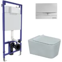 Унитаз подвесной Berges Wasserhaus Floe Rimless Floe Slim SO Novum525 F3 043223