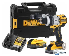 Ударная дрель-шуруповерт DeWalt DCD1007H2T (с 2-мя АКБ, кейс)