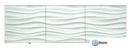 Фронтальный экран под ванну Perfecto Linea 36-031707 3D 1.7 м (волна белая)