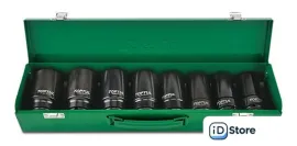 Набор трещотка с головками Toptul GDAD0807 8 предметов