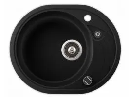 Кухонная мойка AquaSanita Clarus SR102 601 black metallic