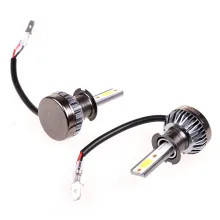 Автолампа-LED H3 13W 6000K 1500Lm 12/24V 1-конт КВАНТ (MINI) SKYWAY радиатор компл.2 шт