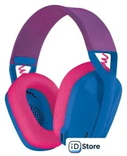 Наушники Logitech G435 Lightspeed (синий/малиновый)