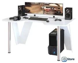 Геймерский стол Сокол КСТ-116 (белый)