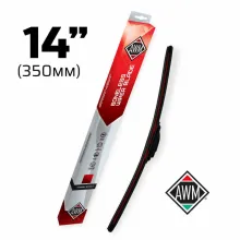 Щетка стеклоочистителя бескаркасная AWM Multi-clip B 14 R 350мм