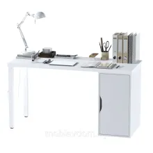 Стол письменный ИНГАР 2/ДВ/T (белый)