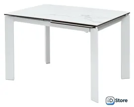 Кухонный стол M-City Corner 120 High Gloss DECDF5052THGSTATWHT (Statuario керамика/белый)