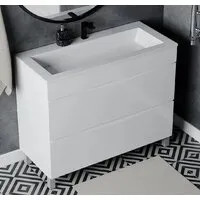 Мебель для ванных комнат Vela Тумба под умывальник Vela Бриз 100Н под Luxor TU29321