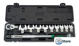 Динамометрический ключ с набором Toptul 1/2" 40-210 Нм GAAI1101