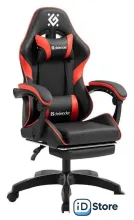 Игровое (геймерское) кресло Defender Serenity (черный/красный)