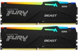 Оперативная память Kingston FURY Beast RGB 2x32ГБ DDR5 5600 МГц KF556C40BBAK2-64