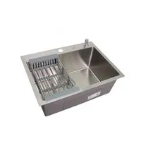 Кухонная мойка Wisent WS-36045/GER013 (с сифоном, дозатором и коландером)