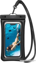 Чехол для телефона Spigen A610 Universal Waterproof Float AMP04529 (черный)