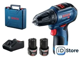 Ударная дрель-шуруповерт Bosch GSB 12V-30 Professional 06019G9180 (с 2-мя АКБ, кейс, китайская версия)