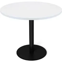 Кухонный стол Sheffilton SHT-TU43/TT 80 SHT-T222 (черный муар/белоснежная шагрень)