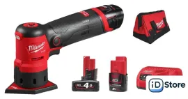 Дельташлифмашина Milwaukee M12FDSS-422X 4933479681 (с 2-мя АКБ 2 Ач, 4 Ач)