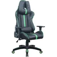 Игровое (геймерское) кресло Brabix GT Carbon GM-120 (черный/зеленый)