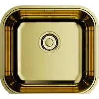 Кухонная мойка Omoikiri Omi 44-U/I LG (светлое золото)