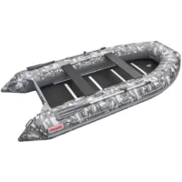 Надувная лодка Roger Boat Hunter keel 3500 (малокилевая, серый камуфляж/графит комби)