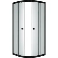 Душевой уголок Метакам Classic Black 90x90 ШПS_013571 (матовое стекло)